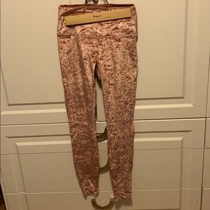 Lululemon crushed velvet leggings